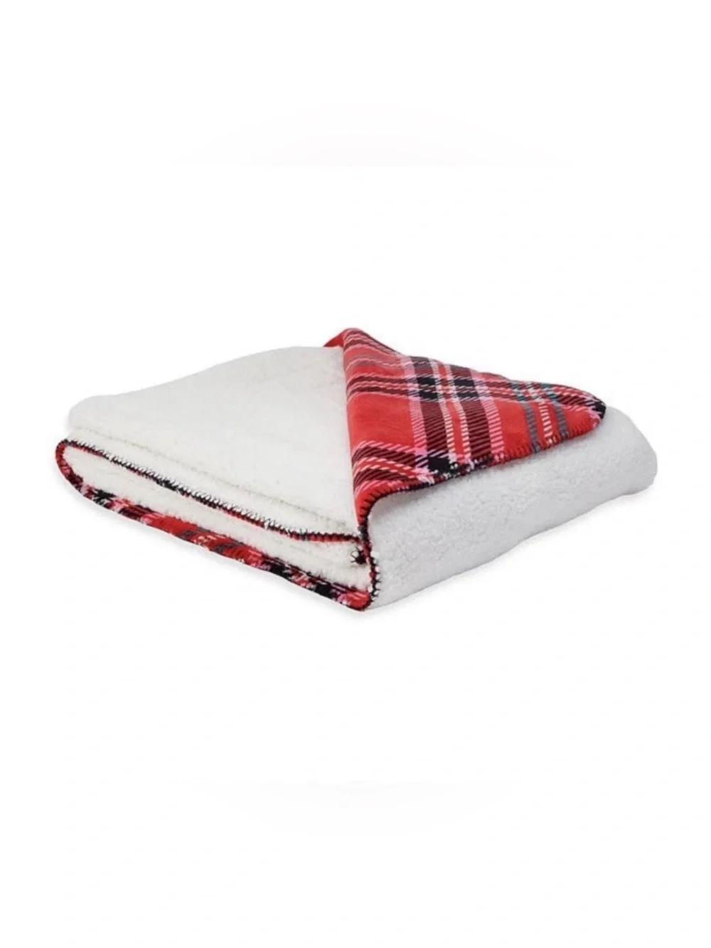 Victoria’s Secret Cozy Plush Plaid Blanket ~ 50” x 60”